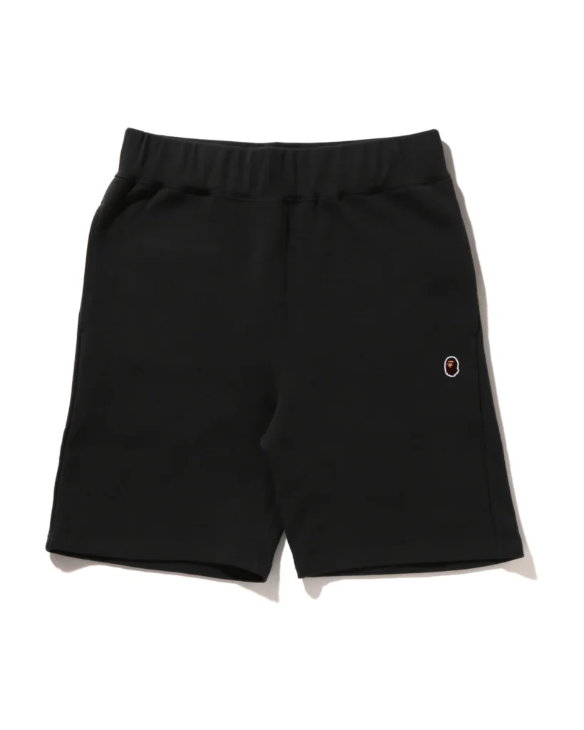 BAPE Ape Head One Point Sweat Shorts Charcoal