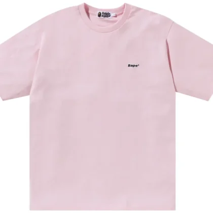 BAPE One Point Relaxed Fit Tee Pink