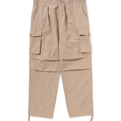 BAPE Ripstop 6 Pocket Relaxed Fit Pants Beige