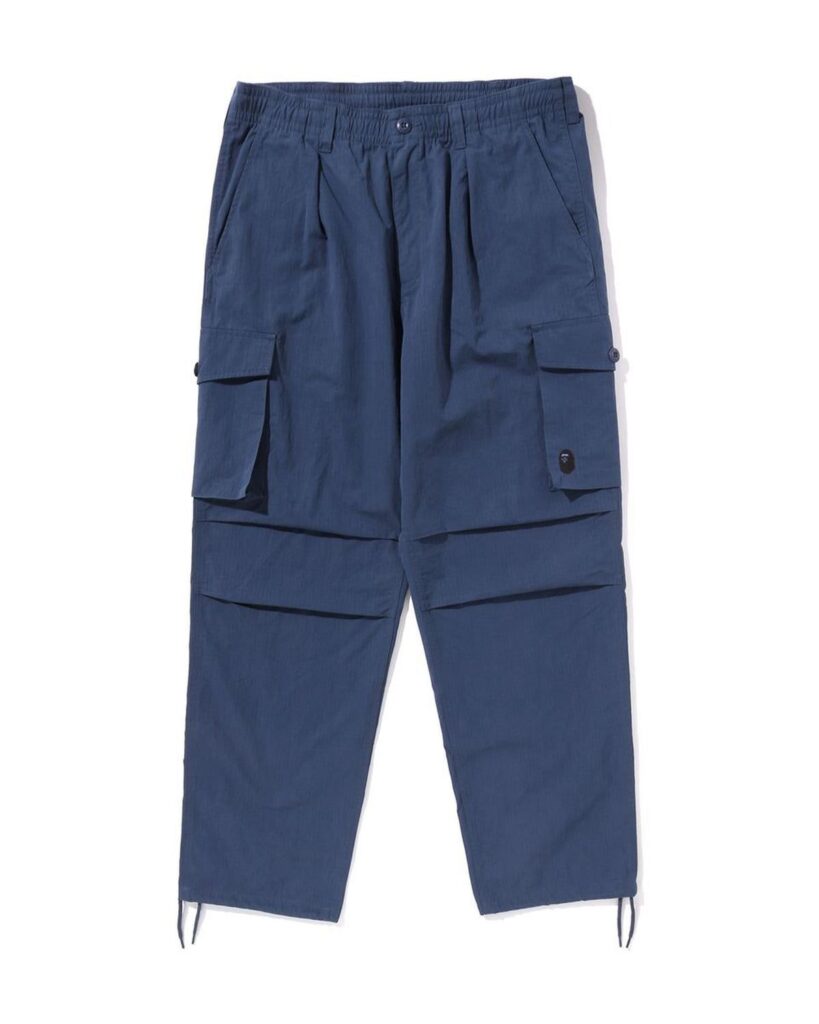 BAPE Ripstop 6 Pocket Relaxed Fit Pants Navy