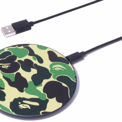 BAPE Green Camo ABC Wireless Charger