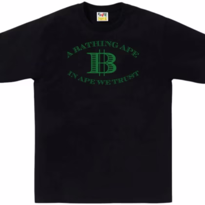 BAPE Money B Logo Tee Black