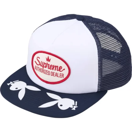 SUPREME x Playboy Mesh Back 5-Panel Blue