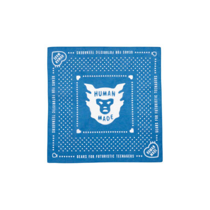 HUMAN MADE Bandana Logo Pattern Blue