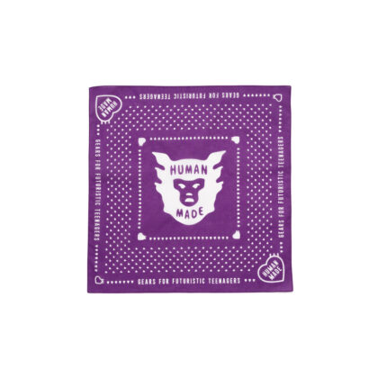 HUMAN MADE Bandana Logo Pattern Purple