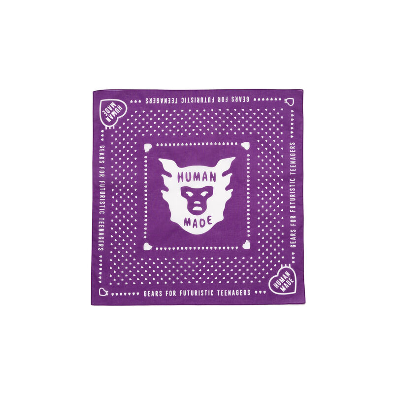 HUMAN MADE Bandana Logo Pattern Purple