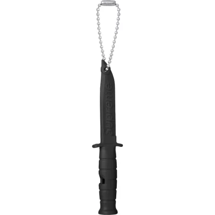 Supreme®/Ka-Bar Emergency Whistle Keychain Black