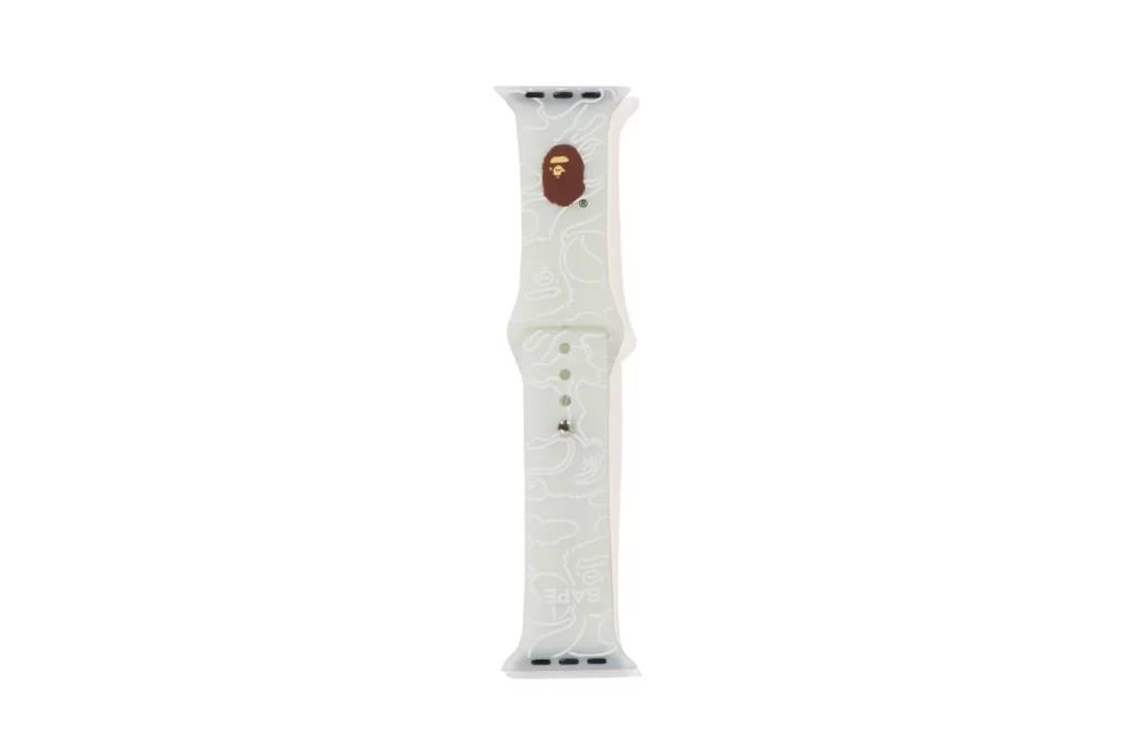 BAPE Neon Camo White Apple Watch Band