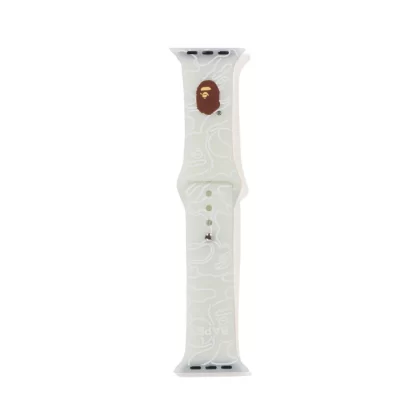BAPE Neon Camo White Apple Watch Band