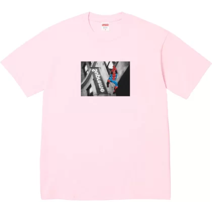 SUPREME Spider-Man Tee Light Pink