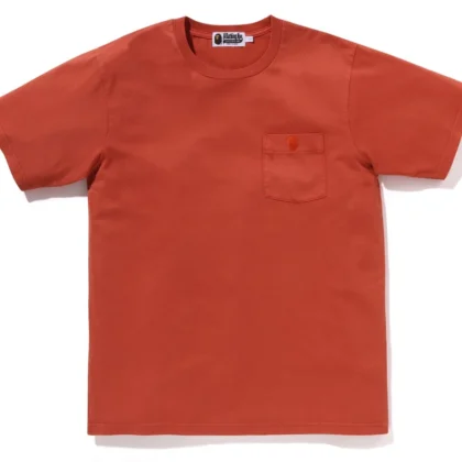 BAPE Gaement Dye One Point Pocket Tee Orange