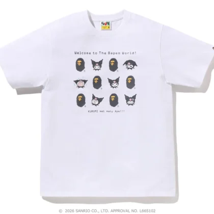 BAPE x Kuromi Tee White