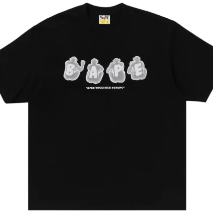 BAPE Stone Ape Character Relaxed Fit Tee Black