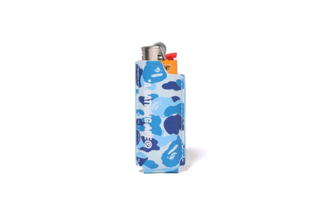 BAPE ABC Camo Lighter Case Blue