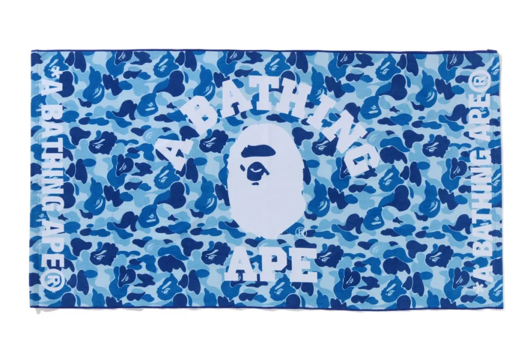 BAPE ABC Camo Beach Towel Blue