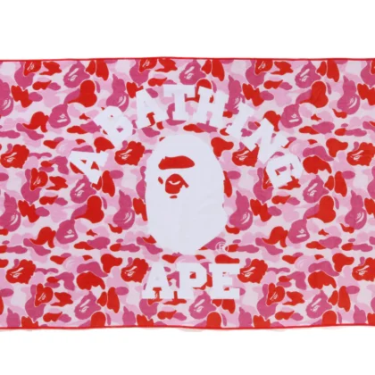 BAPE ABC Camo Beach Towel Pink