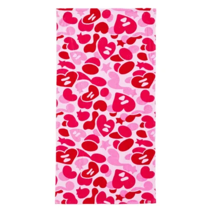 BAPE Apee Camo Towel Pink
