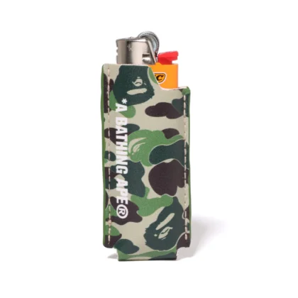 BAPE ABC Camo Lighter Case Green