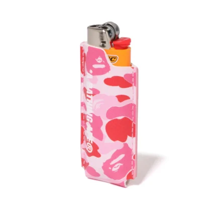 BAPE ABC Camo Lighter Case Pink