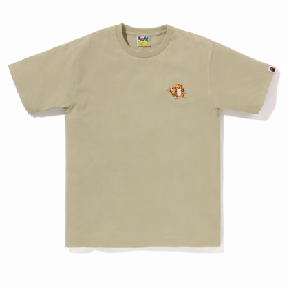 BAPE Tiger One Pint Tee Tan