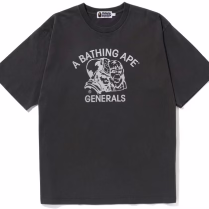 BAPE General Bape Relaxed Fit Tee Black