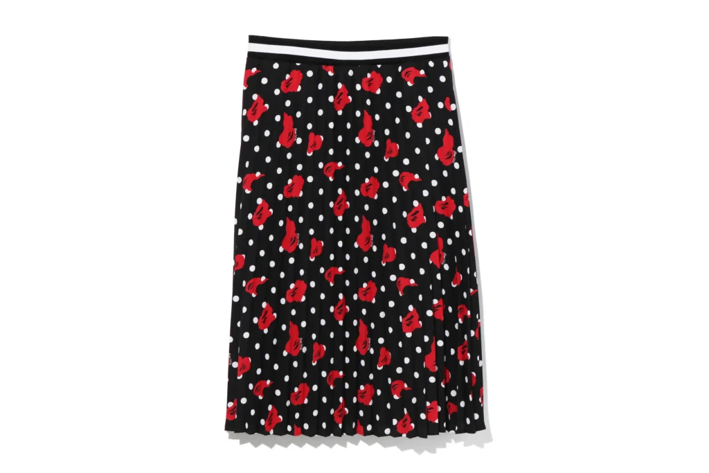 BAPE Dot Skirt Black / Red