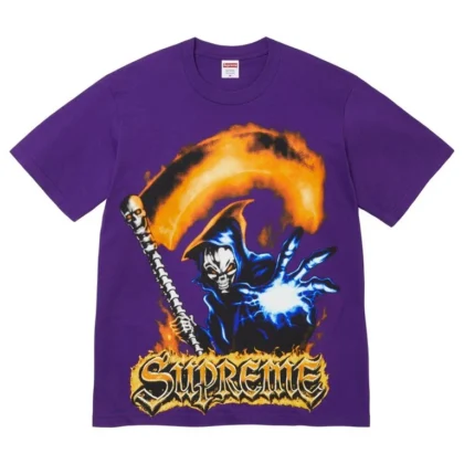 SUPREME Grim Reaper Tee Purple