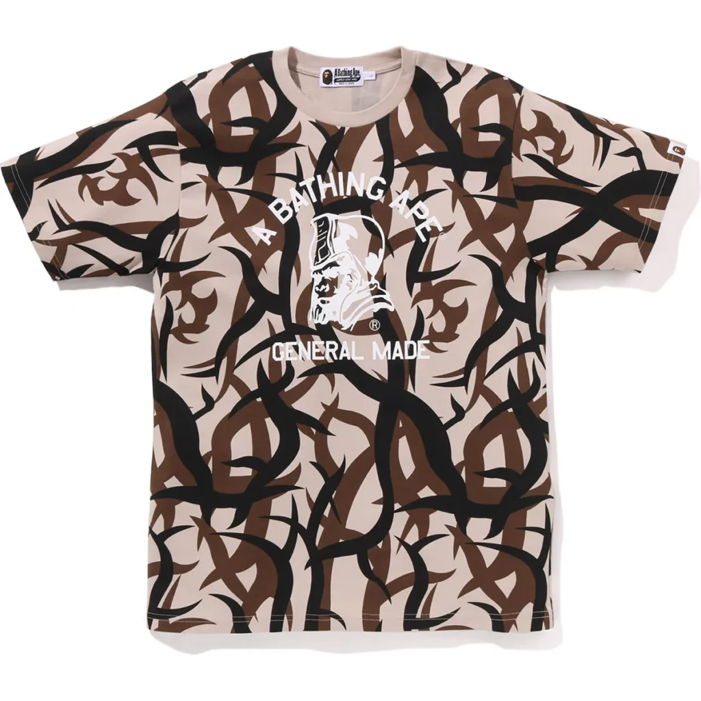 BAPE Trial Camo General Tee Brown