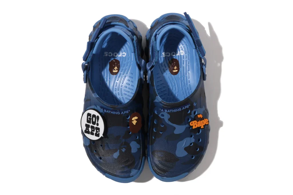 BAPE x CROCS Echo Ro Clog Blue