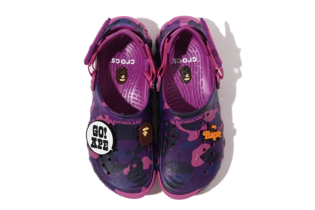 BAPE x CROCS Echo Ro Clog Purple