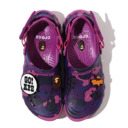 BAPE x CROCS Echo Ro Clog Purple