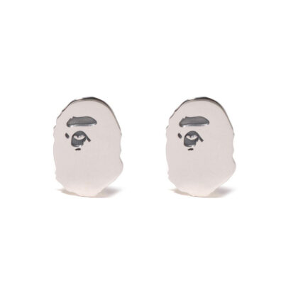 BAPE Ape Head Silver Earrings .925