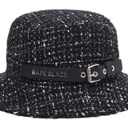 BAPE BLACK x NEW ERA Tweed Hat Black