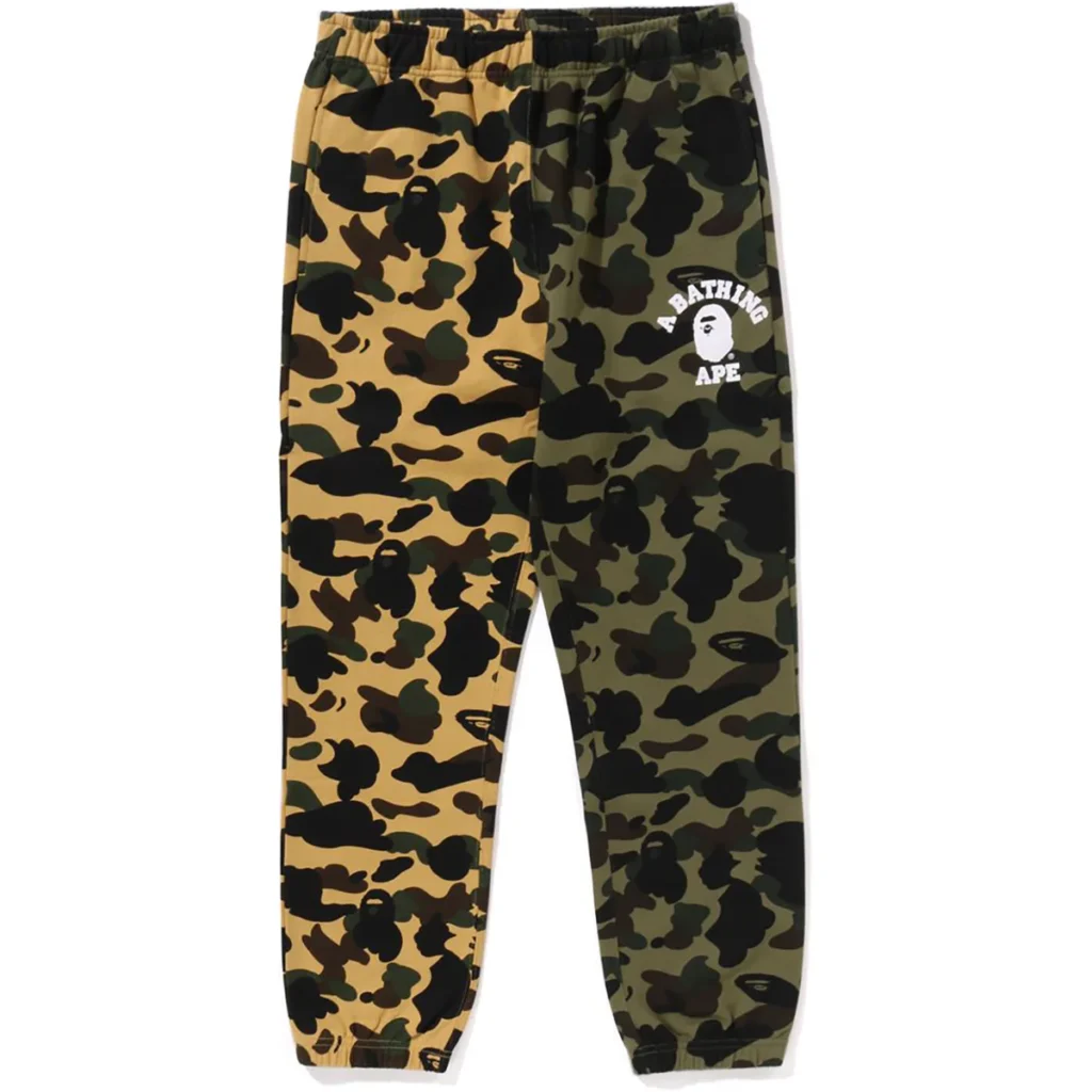 BAPE 1ST Camo Separate Regular Fit Sweatpants