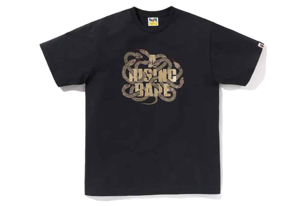 BAPE Year Of Snake Tee Black