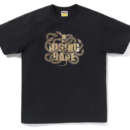 BAPE Year Of Snake Tee Black