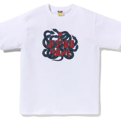 BAPE Year Of Snake Tee White
