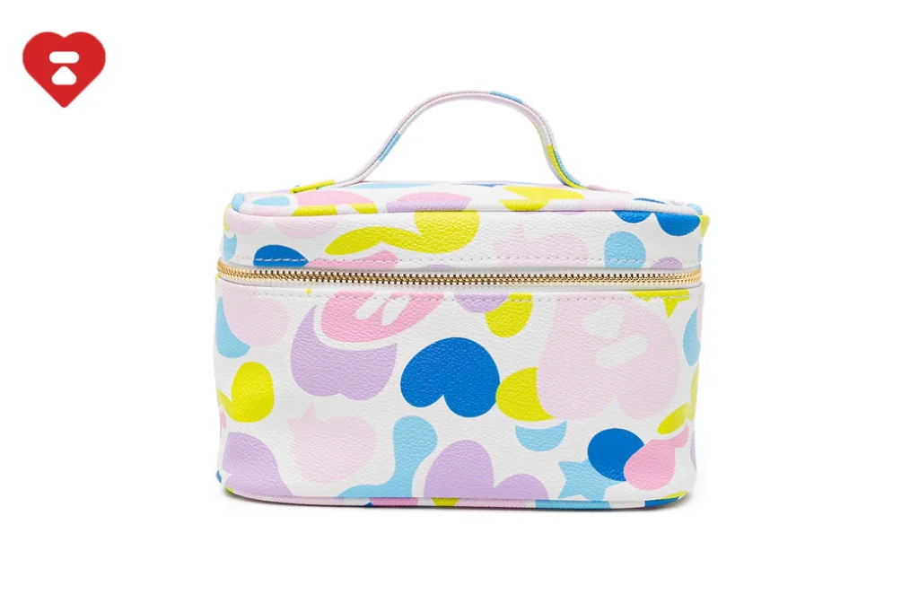 BAPE APEE Camo Printed Cosmetic Bag White