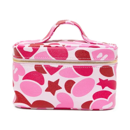 BAPE APEE Camo Printed Cosmetic Bag Pink