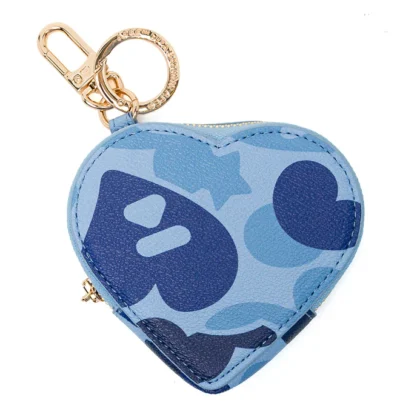 BAPE APEE Camo Printed Coins Bag Blue