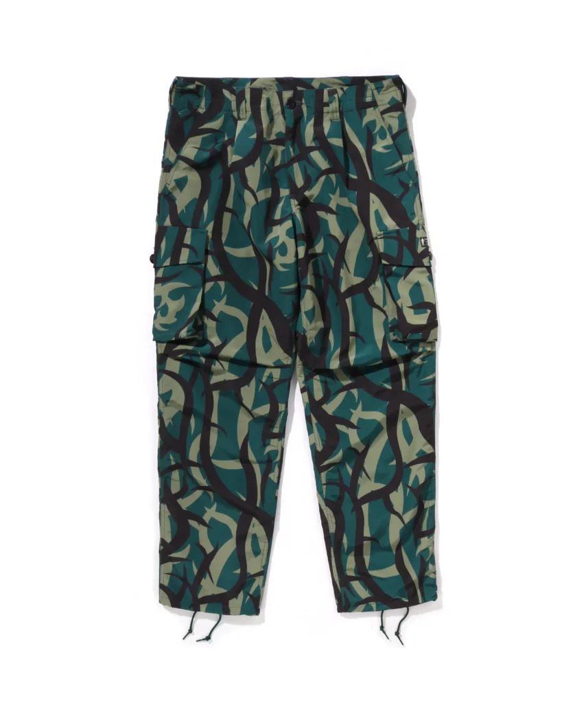 BAPE Trial Camo Regular Fit 6 Pocket Pants Green