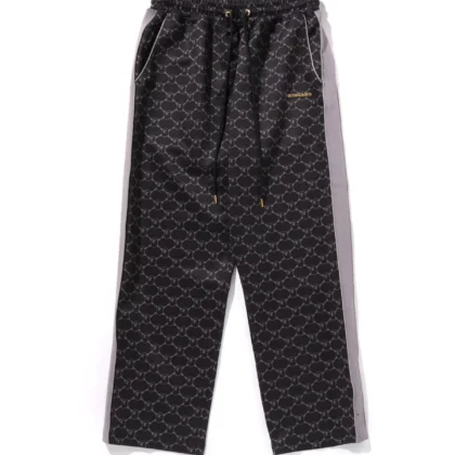 BAPE College Monogram Relaxed Fit Sweatpants Black