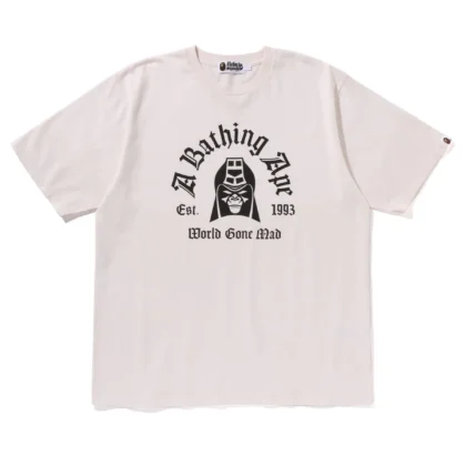BAPE Washed Effect Tee Ivory