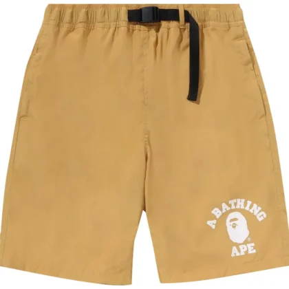 BAPE College Beach Shorts Yellow