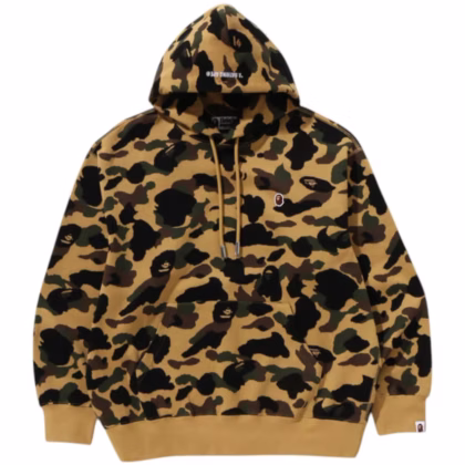 BAPE 1st Camo Jacquard One Point Relaxed Fit Yellow