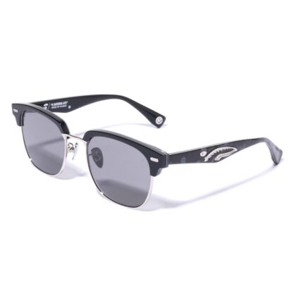 BAPE Shark #7 Sunglasses Gray/Silver
