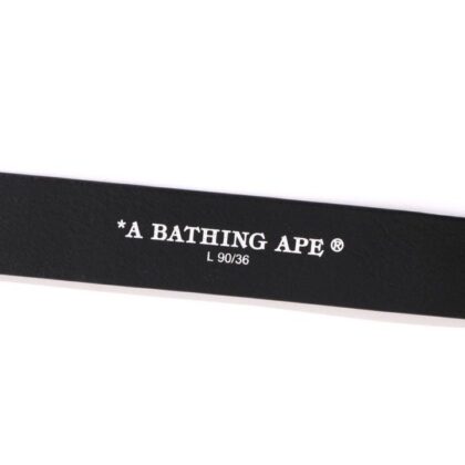 BAPE Leather Belt Black