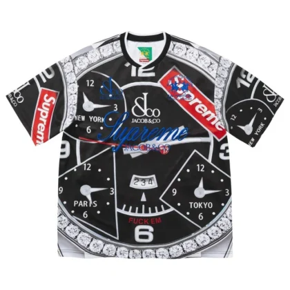 Supreme x La Martina x Jacob & Co Soccer Jersey Black
