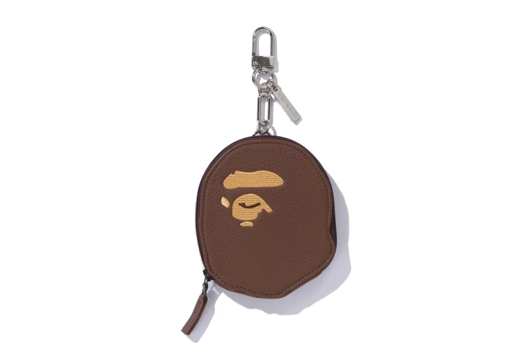 BAPE Ape Head Case Charm Brown