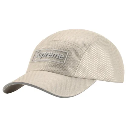 SUPREME Metallic Mesh Camp Cap Stone
